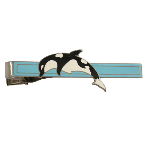 Custom dolphin tie bar