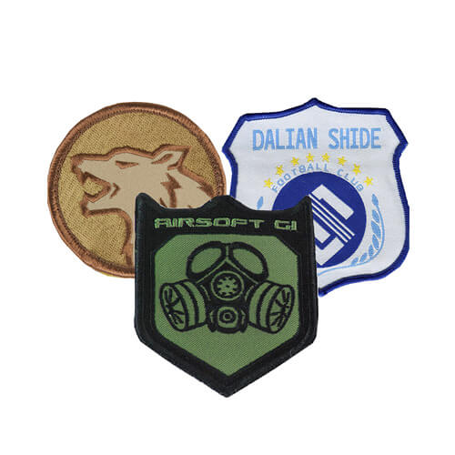 Airsport shield woven patches