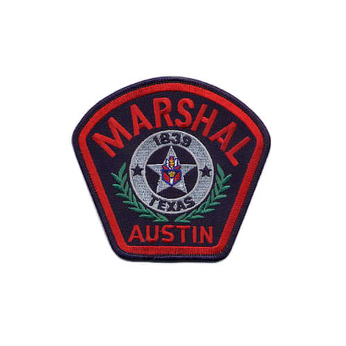 Marshal Texas military embroidery patches