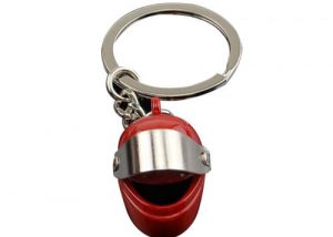 Firefighter safety helmet keychains