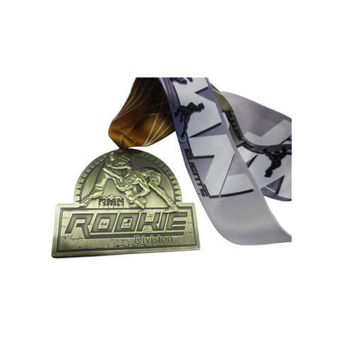 wrestling rookie sports medals ribbon