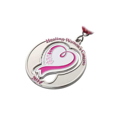Healing Women's Cancer medal