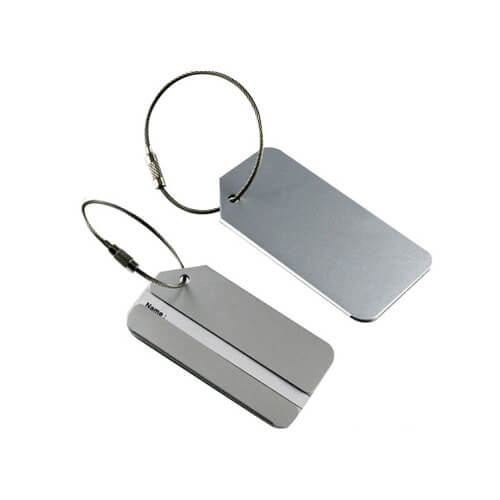 personalized metal luggage tags