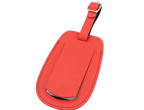 Cheap PU leather travel suitcase tags