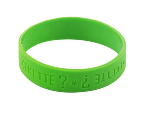 Green friendship bracelets 