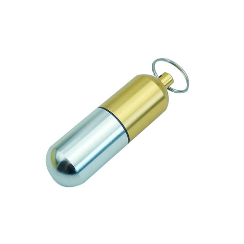 Fashion pill container keychain