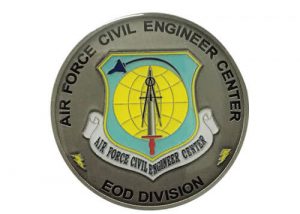 US air force civil engineering coin