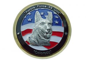 3D howling wolf commemorative coins