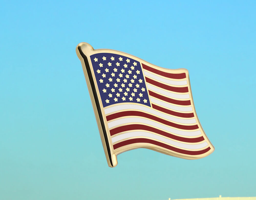American flag lapel pin-perfectcraftsgifts