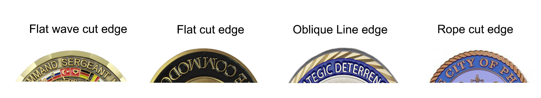 challenge coins edges options