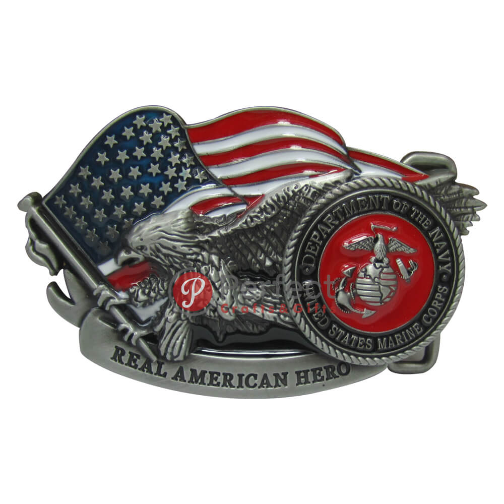 custom belt buckle military-