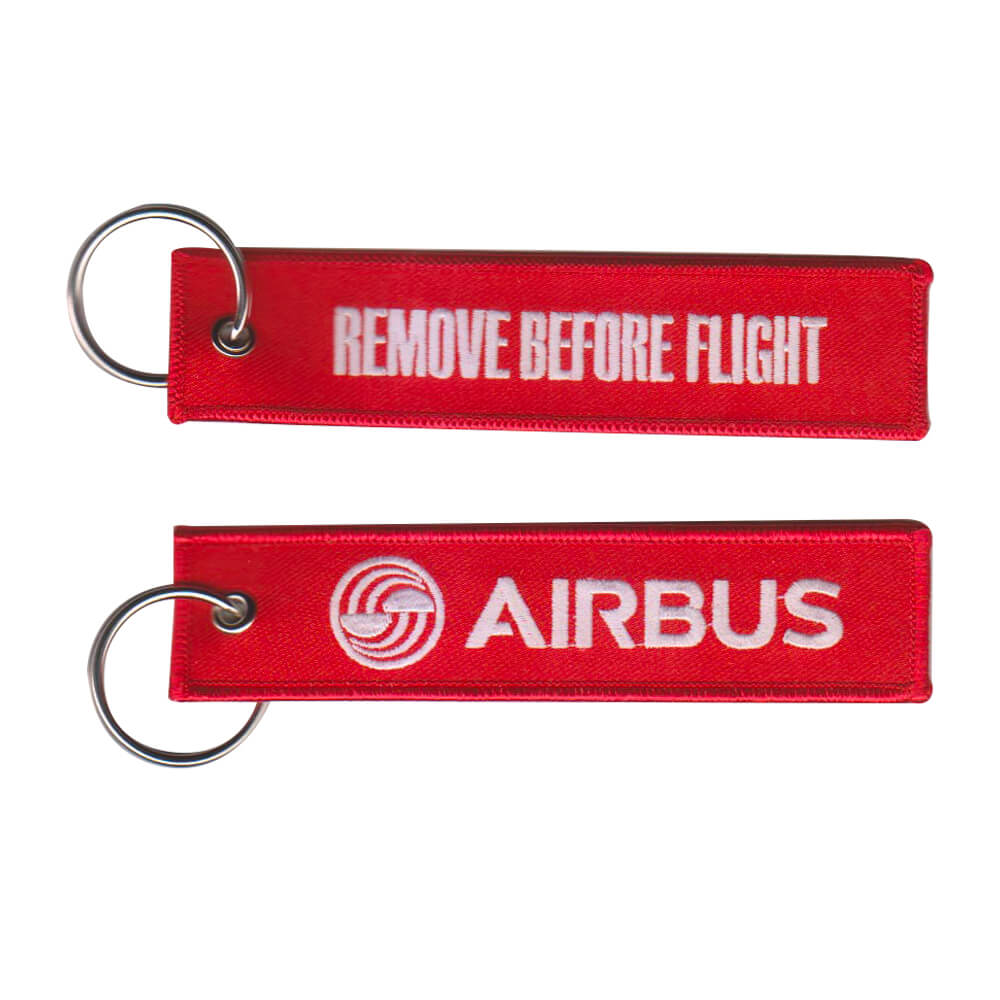 remove before flight keychain