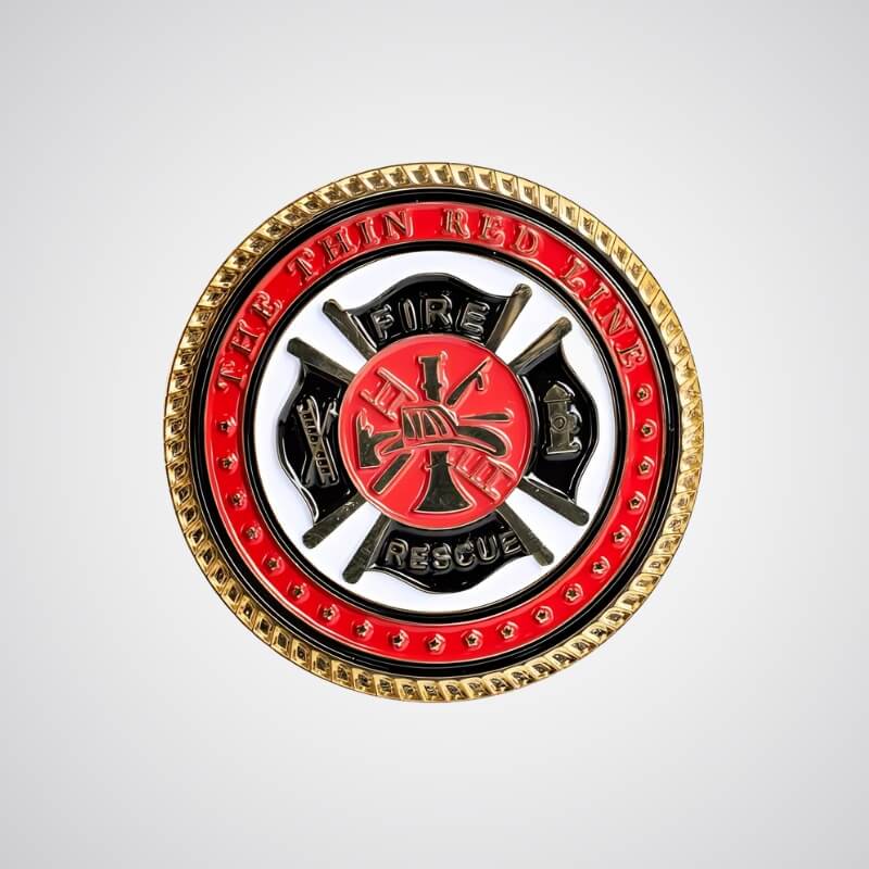 Firefighter Challenge Coins-3