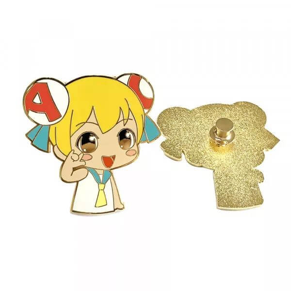 girl hard enamelpin