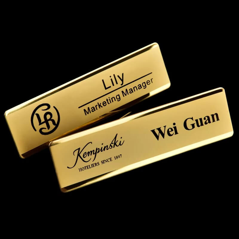 Custom Metaal Name Tag