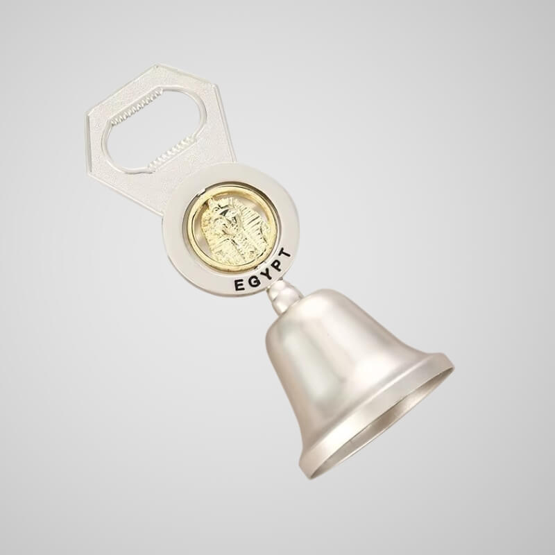 Egypt Silver Bell with Bottle Opener