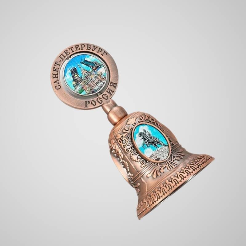 St. Petersburg Russia Bell - Bronze Finish