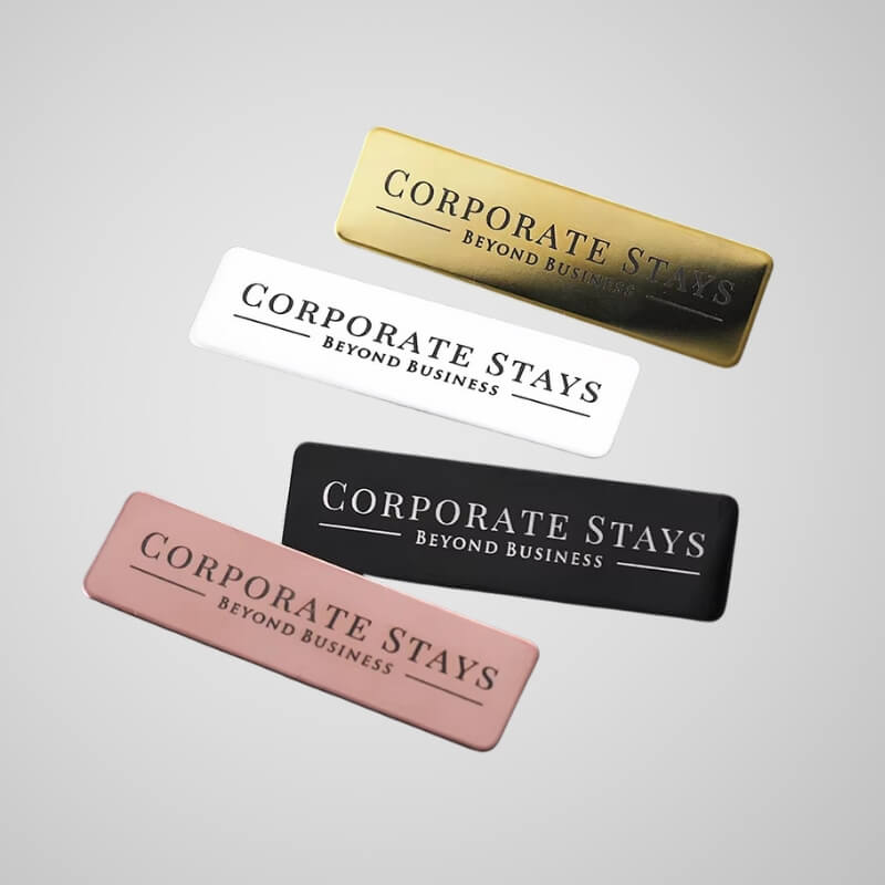 blank name plates