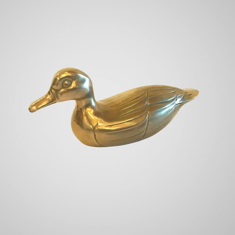 duck metal paperweights