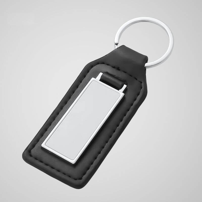 Blank Leather Keychains