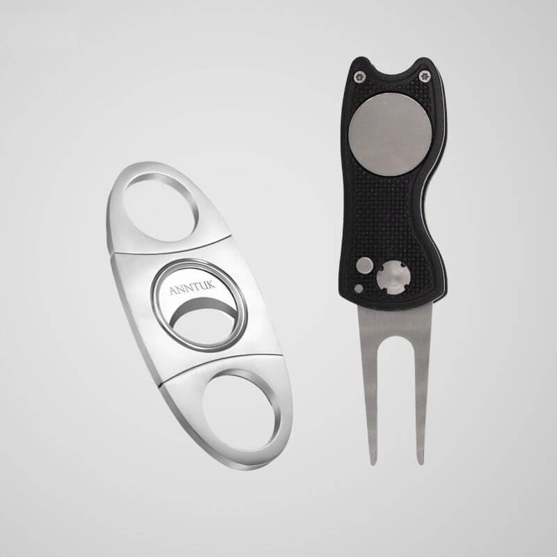 Cigar Cutter and Divot Tool
