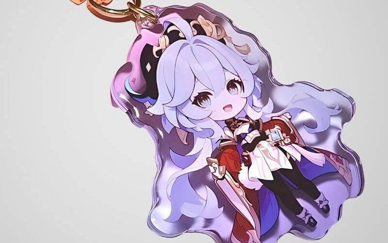 Clear Acrylic Keychain