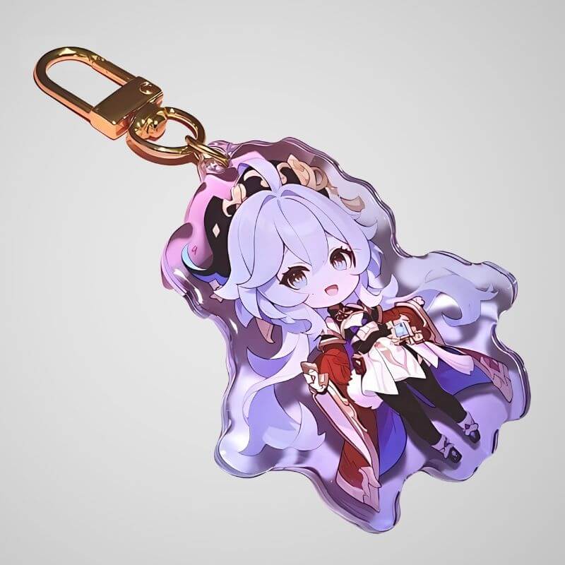 Clear Acrylic Keychain