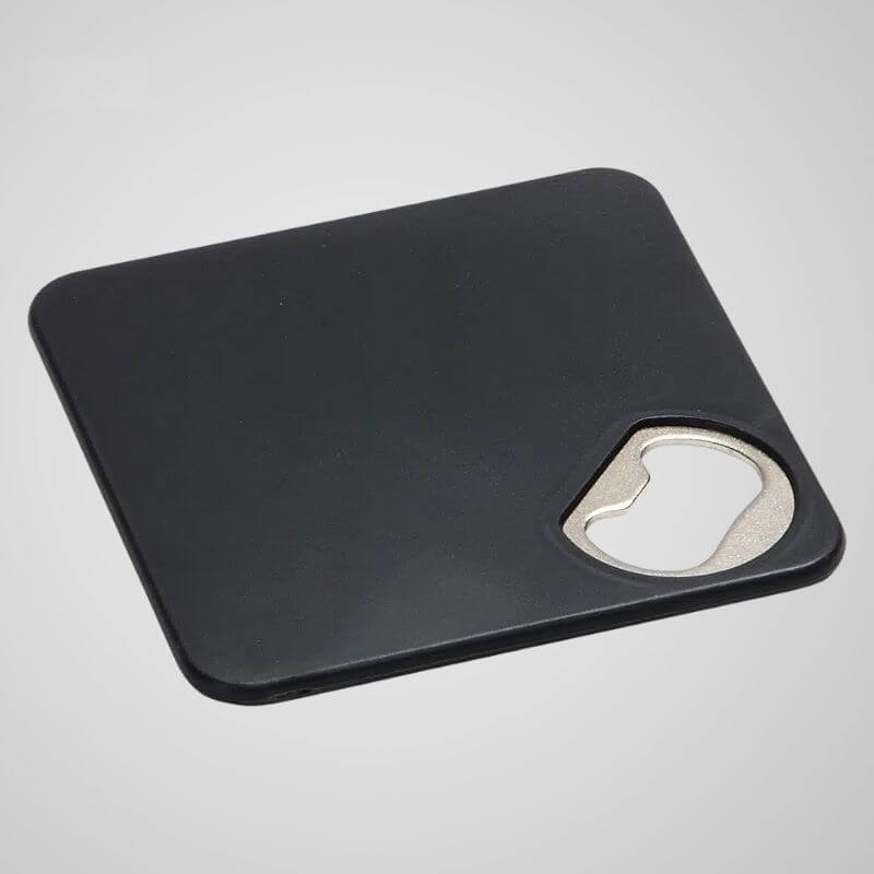 Coaster With Built-In Bottle Opener