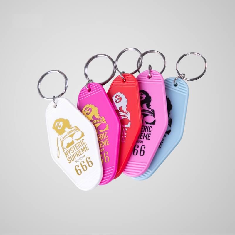 Hotel keychains