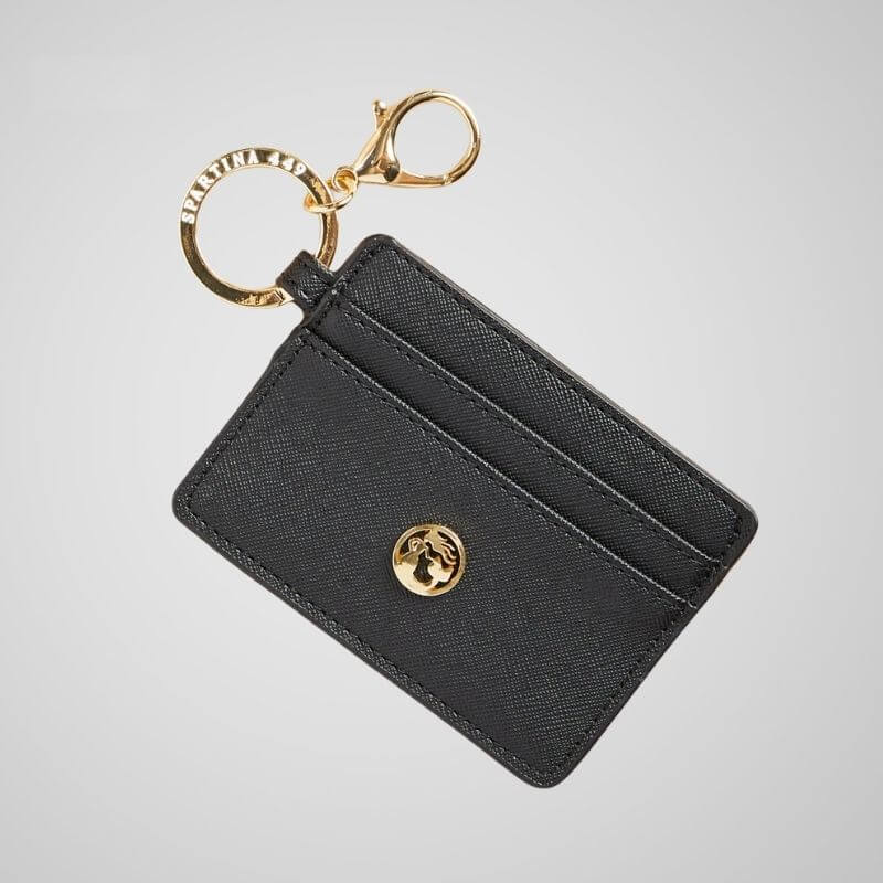 Leather Keychain Card Holder