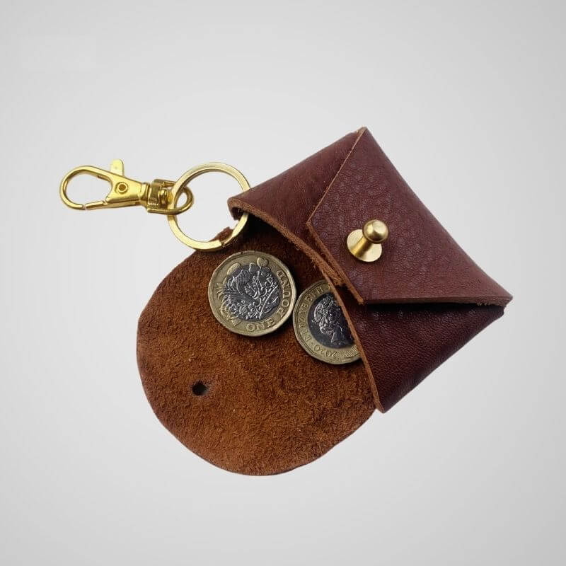 Leather Keychain Pouch