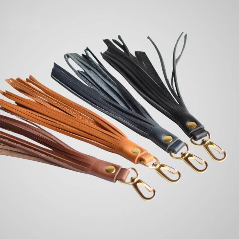 Leather Keychain Tassel