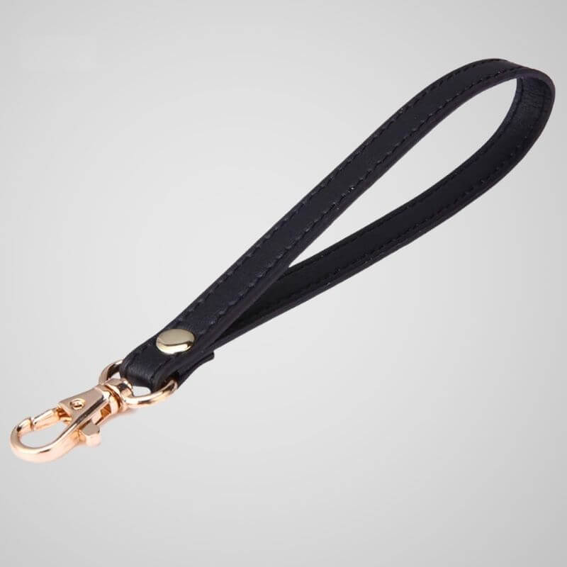 Leather Keychain Wristlet