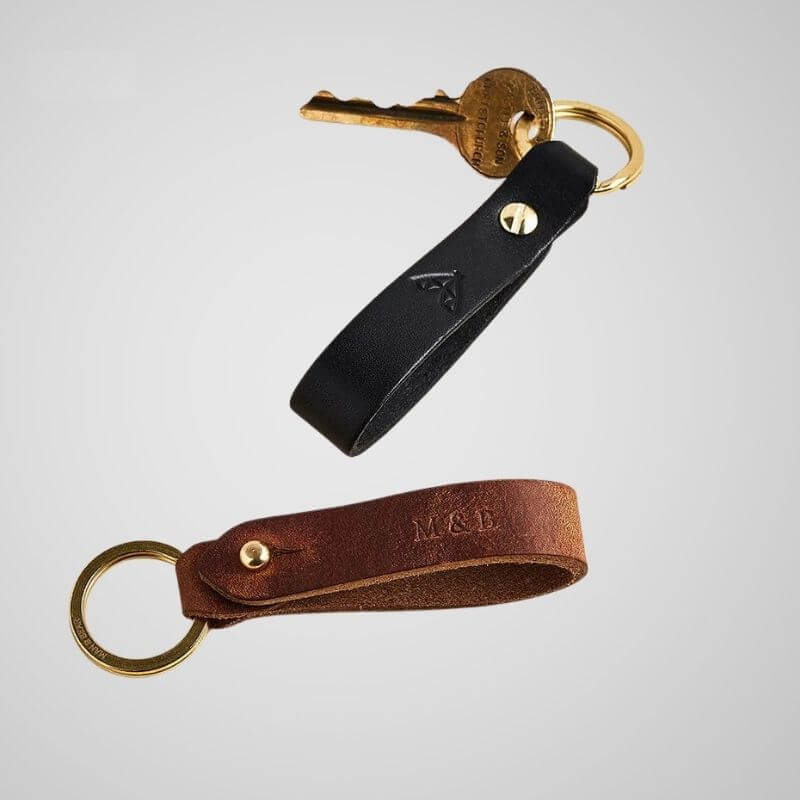 Leather Loop Keychains