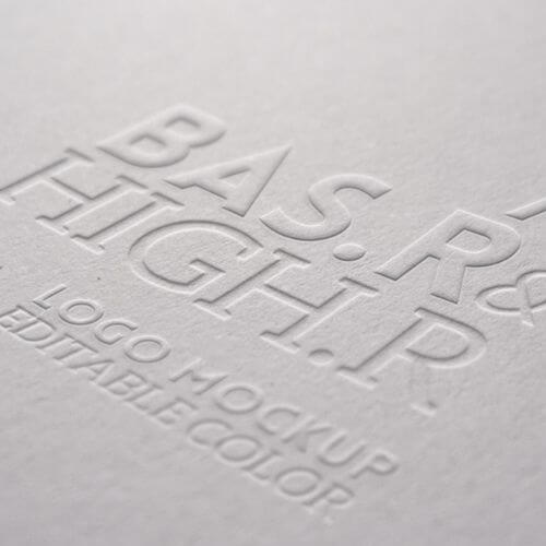 Embossed Logo