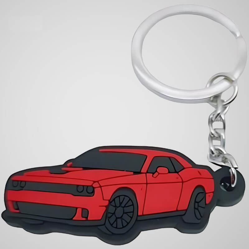 rubber PVC keychain
