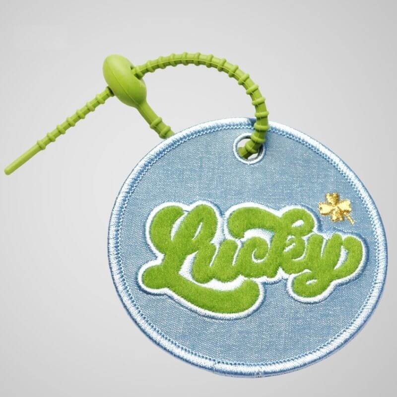 3D Embroidery Logo Luggage Tags