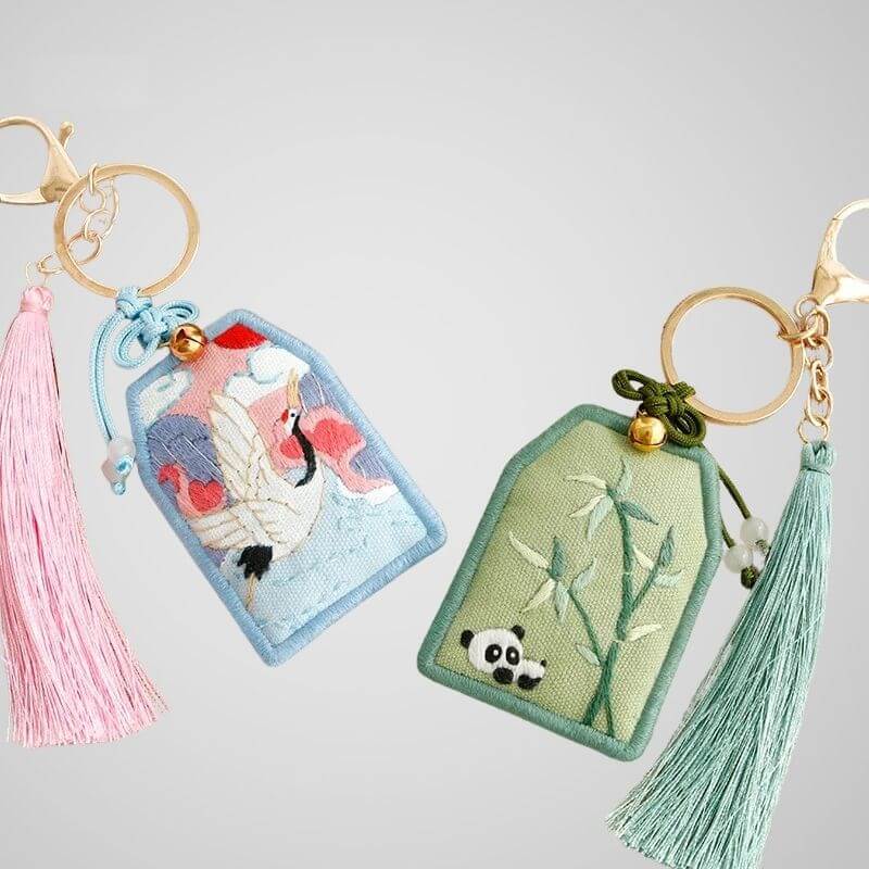 Accessories Embroidered Keychains