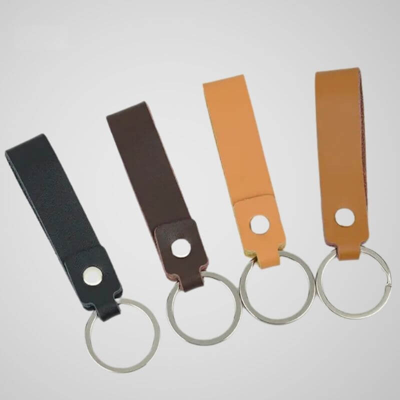 Blank Leather Keychains Wholesale
