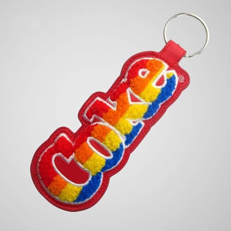 Chenille keychain