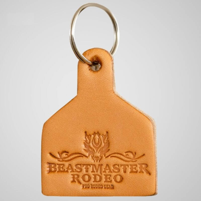 Cow Tag Keychain