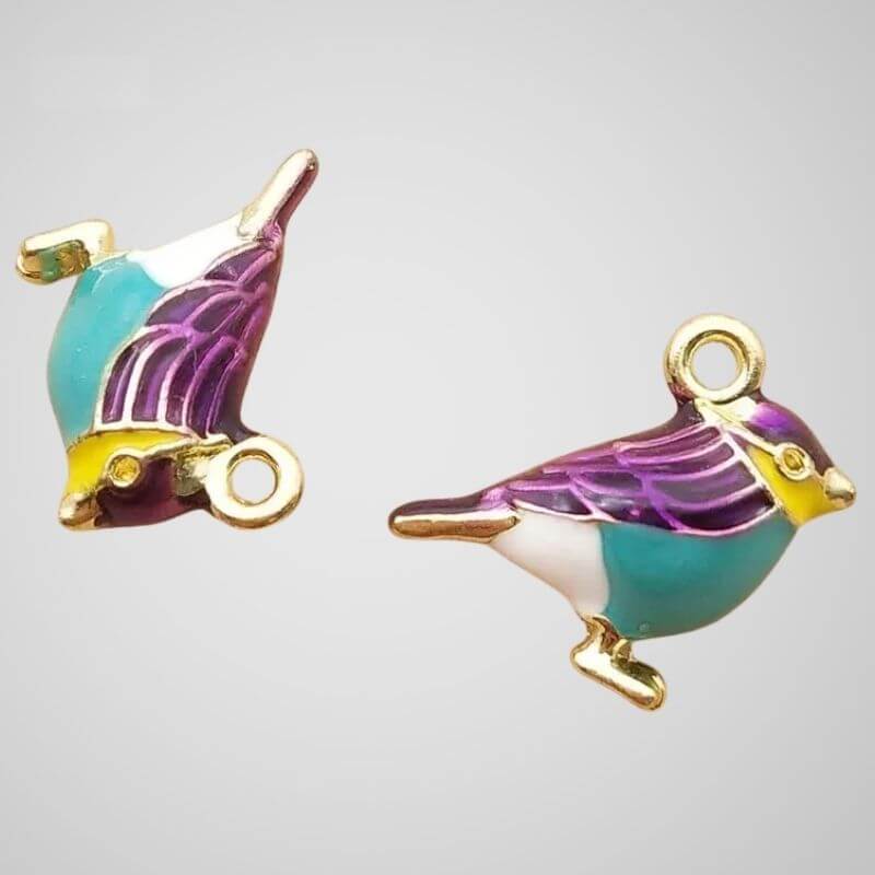 Custom 3D with Color Enamel Charms