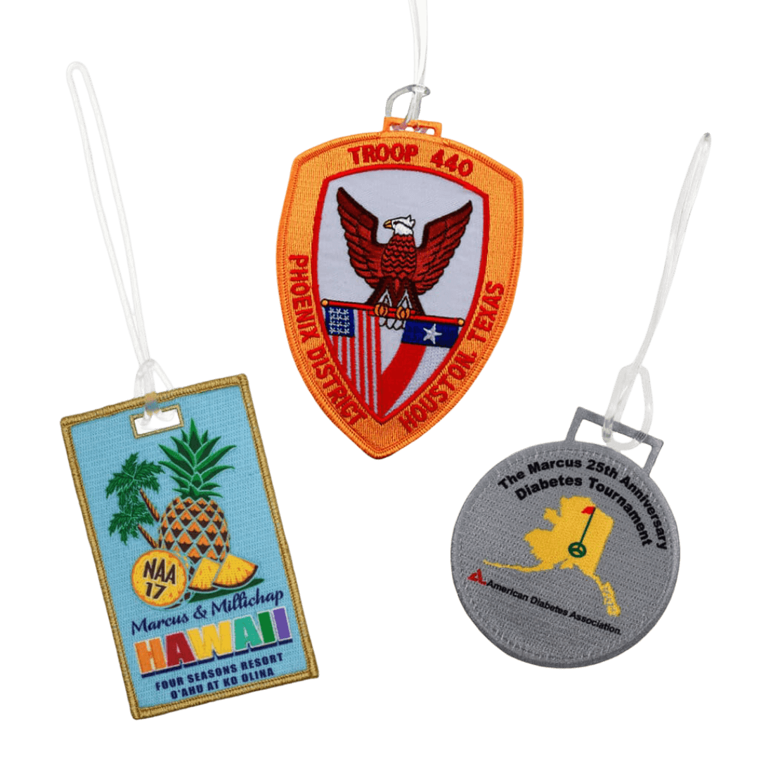 Custom Embroidered Luggage Tags