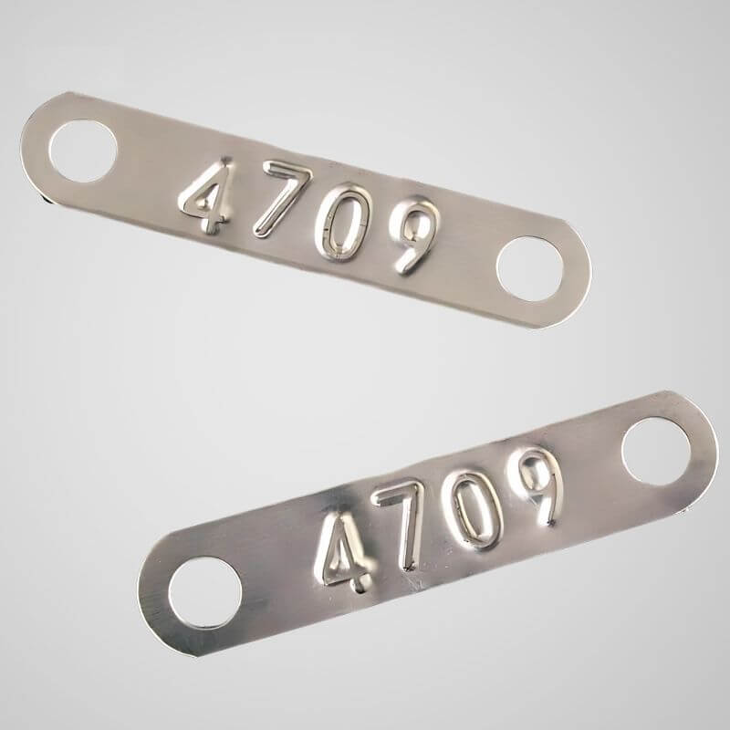 Debossed Metal Design