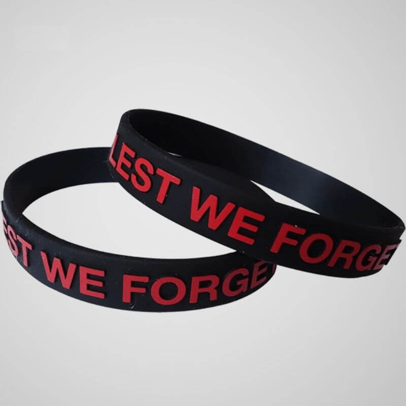 Embossed-Printed Silicone Wristbands