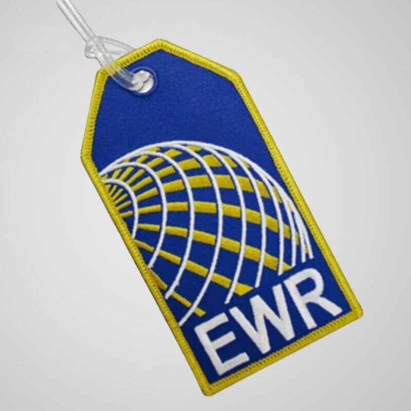 Embroidery Fabric Luggage Tags