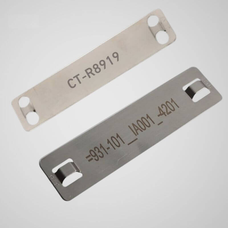 Laser Engraved Metal Design