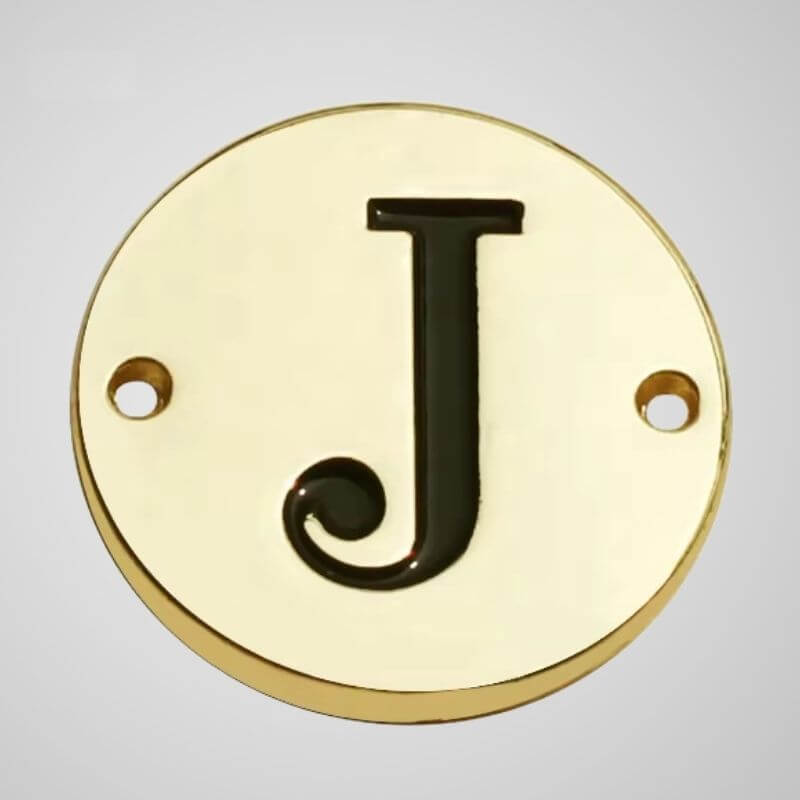 Letters Logo Metal Tags