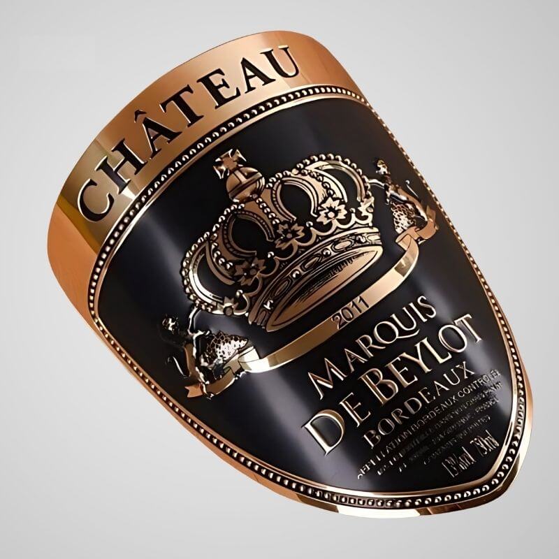 Metal Wine Labels