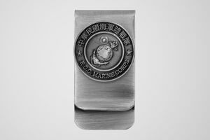 Money Clip With Die Struck Badge